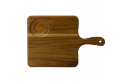 Acacia Wood Square Handled Board